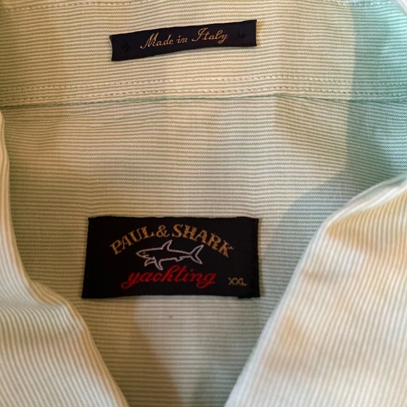 Paul&Shark green shirt size XXL - Picture 2 of 4